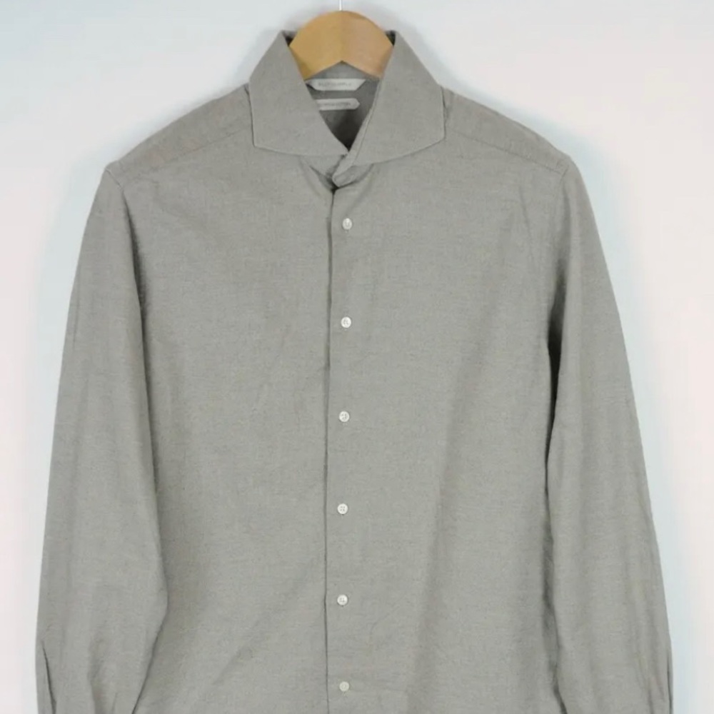 SUITSUPPLY Slim Fit Egyptian Cotton Shirt Men's 40 15 1/4 Spread Collar